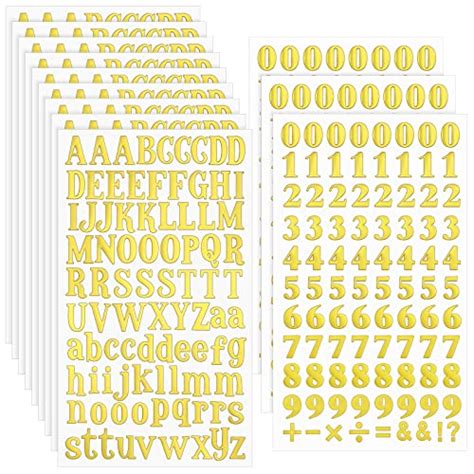 Mua Sheets Self Adhesive Alphabet Letter Stickers Small Vinyl