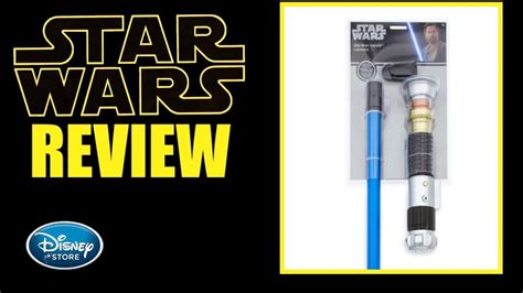 Review Disney Store Obi Wan Kenobi Lightsaber Toy Star Wars Youtube