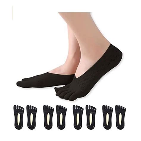 5 Paires D Orteils Chaussettes Pour Femmes 5 Doigts Non ExposéS