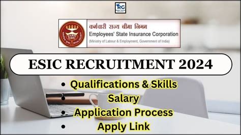 Esic Recruitment Apply For Various Posts Notification Out Check