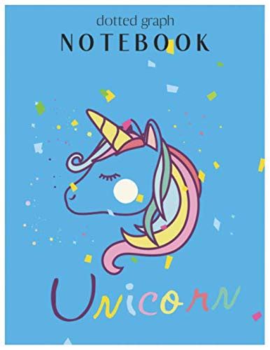 Dotted Graph Notebook Magical Unicorn Dream Come True Notebook Composition Blank Lined Themed