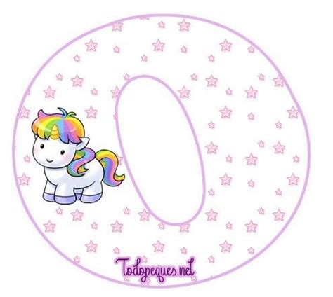 Unicornios Letras Abecedario Para Imprimir Gratis Todo Peques Decoden