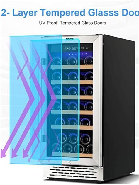 Colzer Classic 15 Inch Wine Cooler Wine Storage Expert