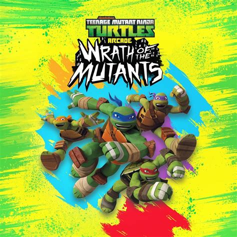 Teenage Mutant Ninja Turtles Arcade Wrath Of The Mutants Box Shot For