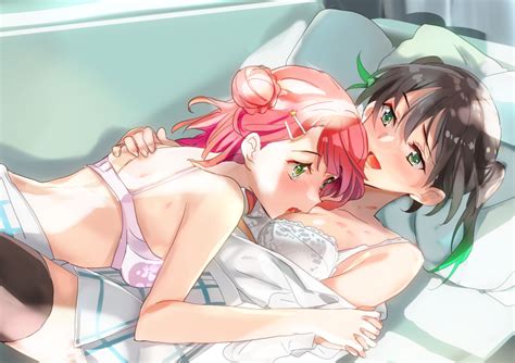 Uehara Ayumu And Takasaki Yu Love Live And 1 More Drawn By Hareta