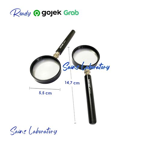 Jual Kaca Pembesar Magnifying Glass Lup Loupe Lensa Cembung Fokus Cm