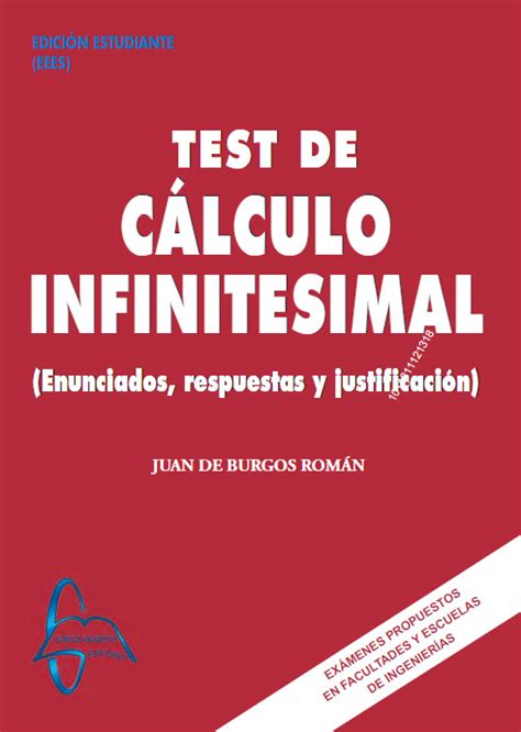 Test De C Lculo Infinitesimal Enunciados Respuestas Y Justificaci N