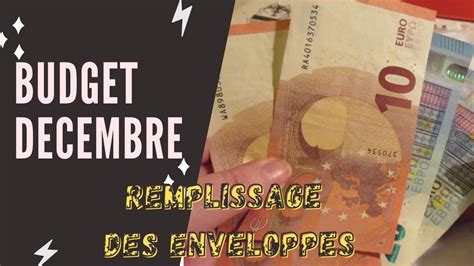 BUDGET DECEMBRE 2022 Remplissage Des Enveloppes YouTube