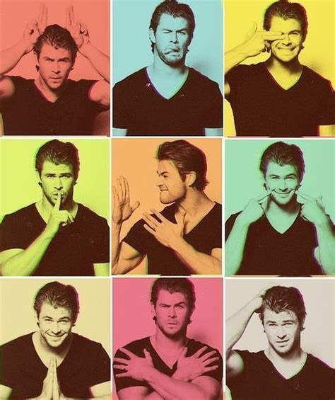 Chris Hemsworth Gay Collage Naked Male Celebrities