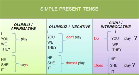 Ingilizceogreniriz Ders Geni Zaman Simple Present Tense Konu