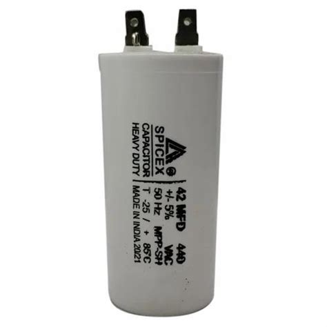 40 UF Spicex 42 MFD Tag Motor Capacitor Single Phase At Best Price In