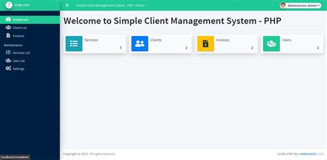 Simple Client Management System In Php With Source Code Sourcecodester