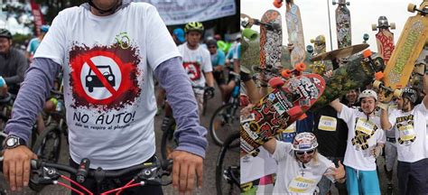 Fotos Ciclistas Toman Las Calles Para Festejar El D A Mundial Sin