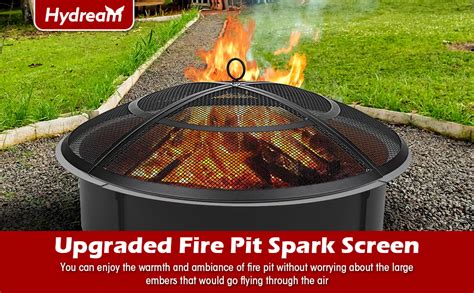 Amazon Upgraded Fire Pit Spark Screen Inch Fire Pit Screen