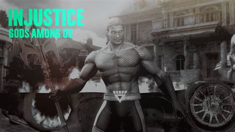 Ps Injustice Gods Among Us Aquaman Blackest Night Skin Youtube