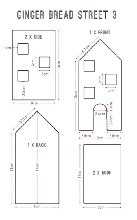 Gingerbread House Templates Delicious Magazine Gingerbread House