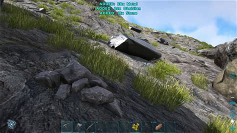 Where To Find Obsidian On The Island Map Ark Survival Evolved Youtube