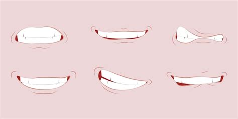 Cute Anime Mouth Expressions And Reactions Of Anime Characters