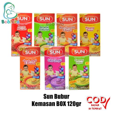 Sun Bubur Sereal Bayi Kemasan Box 120gr Bubur Bayi 6 Bulan Lazada