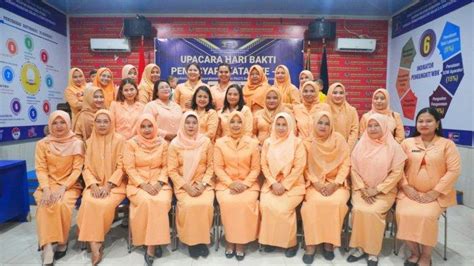 Keseruan Kegiatan Silaturahmi Dan Arisan Dharma Wanita Lapas