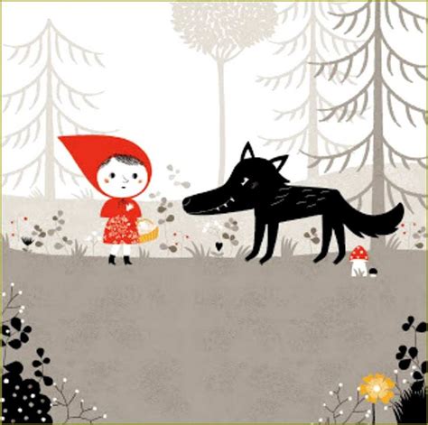 Le Petit Chaperon Rouge En Illustration G Raldine Cosneau Balades