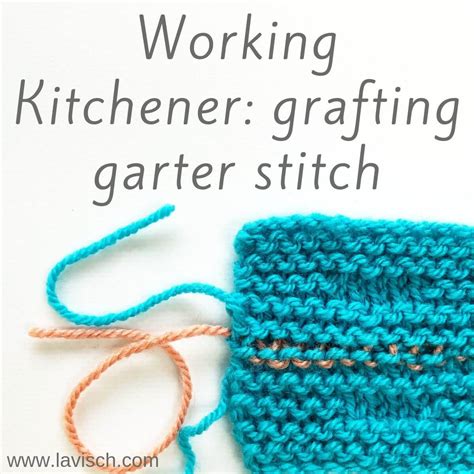 How To Work The Knit And Garter Stitch La Visch Designs