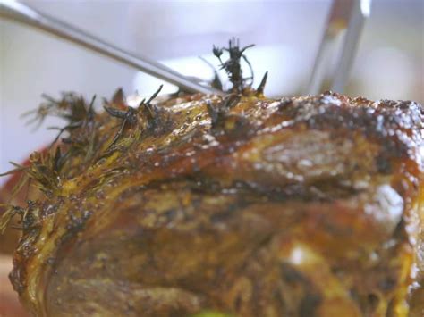 Slow Roast Lamb With Mint Mustard Gravy Recipe Siba Mtongana