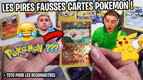 Comment Reconnaitre Les Vrais Des Fausses Cartes Pokemon YouTube