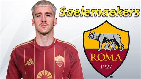 Alexis Saelemaekers Welcome To AS Roma Best Goals Skills