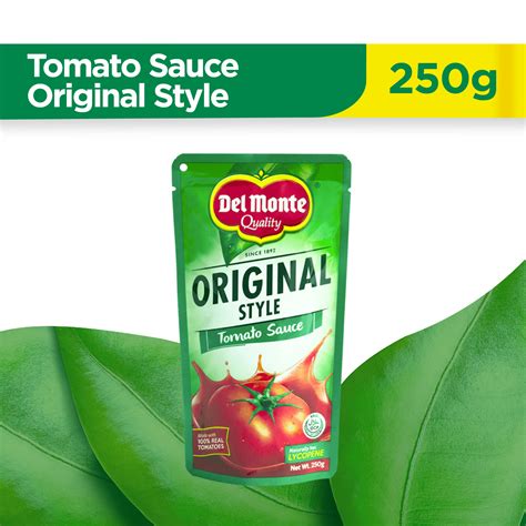 DEL MONTE Original Style Tomato Sauce With 100 Real Tomatoes 250g