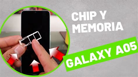 Como Poner CHIP Y MEMORIA En El Samsung A05 YouTube