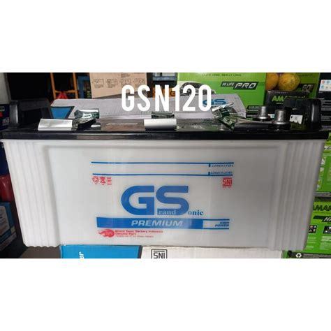 Jual Aki Basah Gs N120 115f51r 12v 120ah Generator Genset Doozer Shopee Indonesia