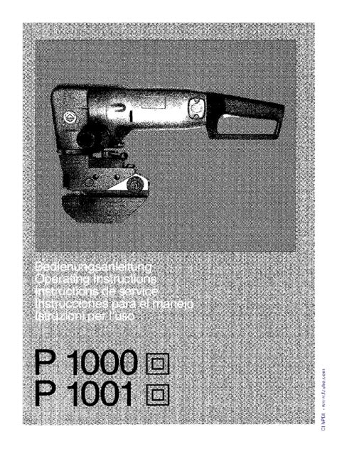 Ba P1000 P1001 79-01 | PDF