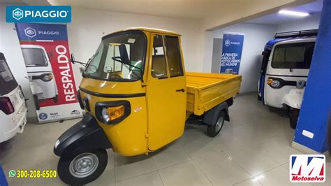 Motocarro Piaggio Ape Xtra X Motoselva Youtube