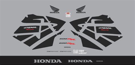 Kit Adesivo Faixa Emblema Honda Cbr 600rr 2005 Prata 600 Rr R 589 90