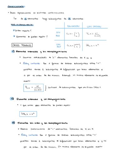 Combinatoria Resumen Pdf