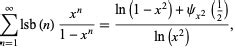 Least Significant Bit -- from Wolfram MathWorld