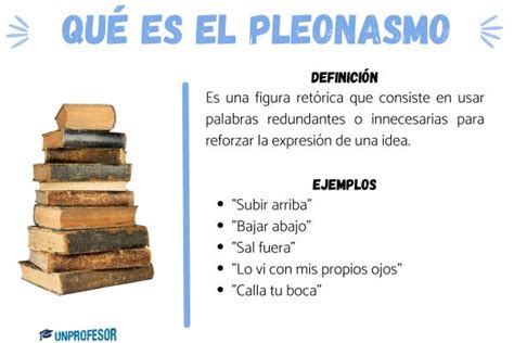 Qué Es El Pleonasmo Con Ejemplos