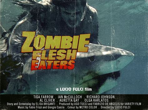 Zombie Flesh Eaters 1979 Aka Zombie 2 Horror Movie Posters