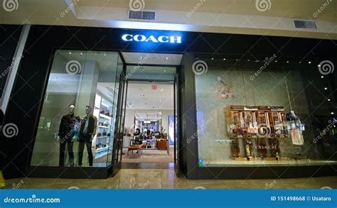 Coach Logo On Store Front Sign Editorial Stock Photo Image Of Buyer