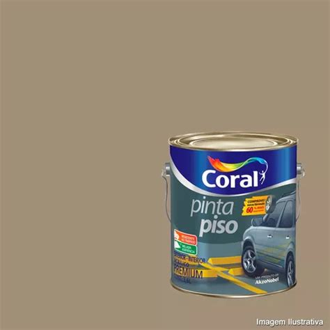 Tinta Pinta Piso Fosco Concreto L Coral Coral Parcelamento Sem Juros