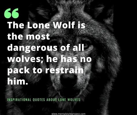 40+ Inspirational Lone Wolf Quotes To Motivate You! - MSP