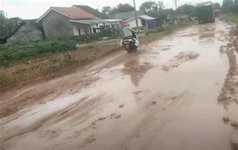 Seusai Viral Jalan Jalan Rusak Di Lampung Dikebut Diperbaiki Jelang