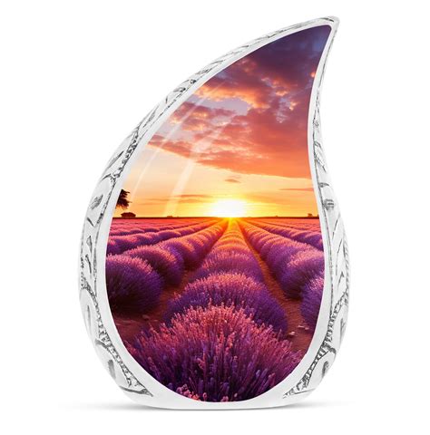 Sunrise Over Lavender Field Keepsake Urns For Ashes Small Cremation