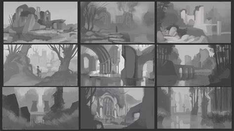 Swamp Ruins on Behance