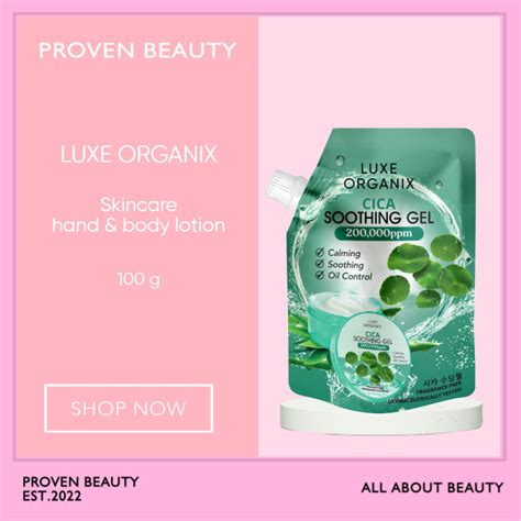 Luxe Organix Luxe Organix Cica Soothing Gel 100g Lazada Ph