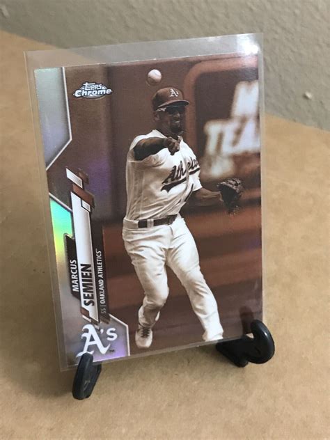 Topps Chrome Marcus Semien Sepia Refractor Sp Ebay