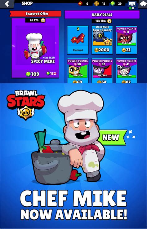 What In Promo Its Name Chef Mike And In Game Its Name Spicy Mike Rbrawlstars