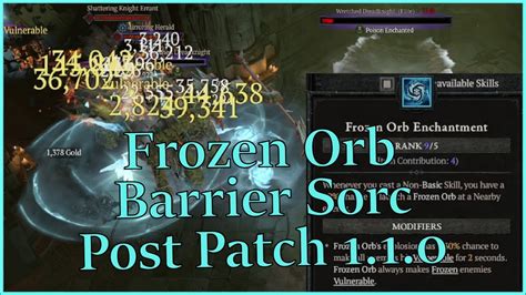 Diablo 4 Frozen Orb Sorc Build Update 1 1 0 YouTube