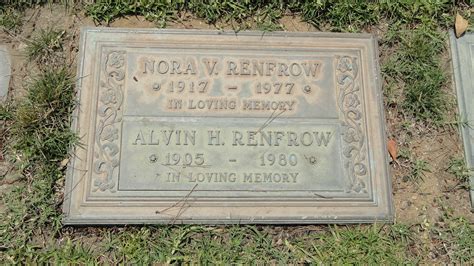 Alvin Hopper Renfrow 1905 1980 Mémorial Find a Grave